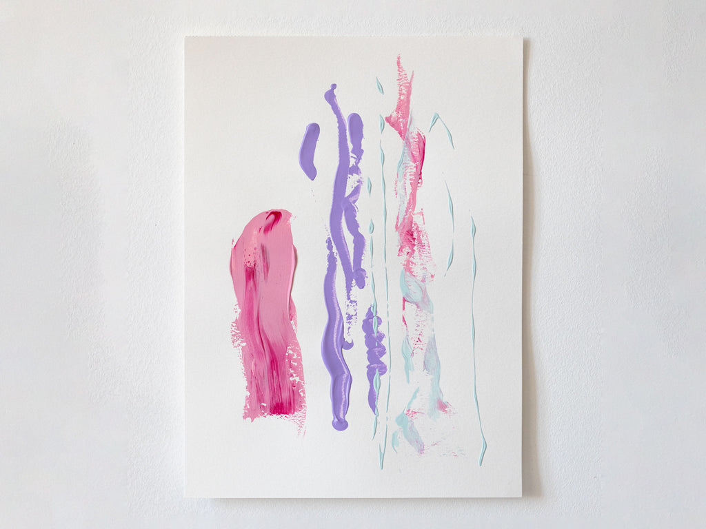 Dancers II - Acrylic on paper, Mariana Dimas